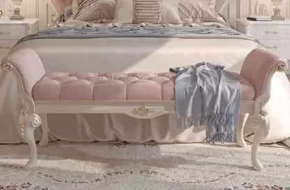 Girl Wood Luxury Bed Nordic Queen Cute Modern Twin King Bed Bedroom Princess Leather Camas De Matrimonio Dormitorio Furniture - Kimlud