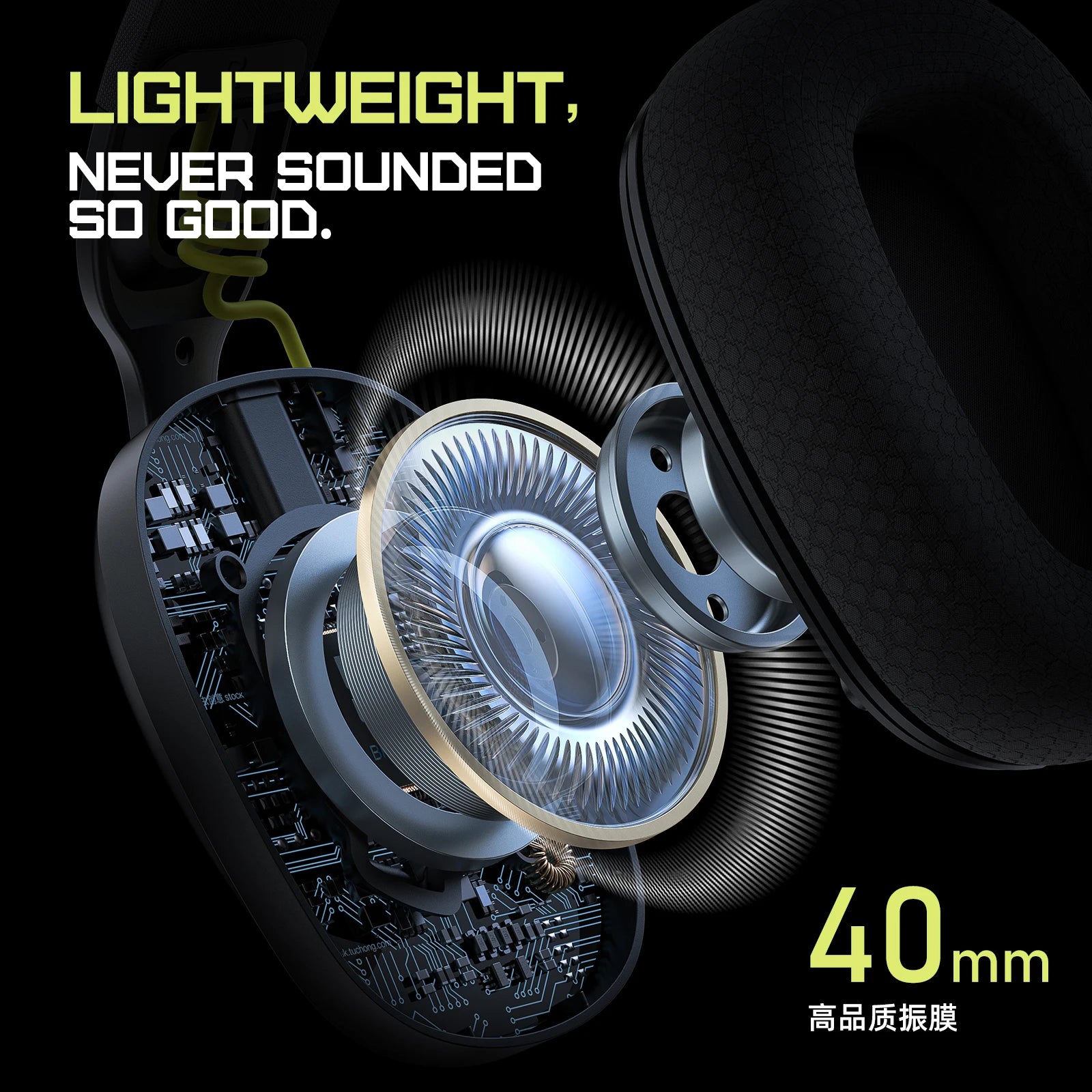 Onikuma Gaming Headset for PS5, PS4, PC, 2.4GHz USB Gaming Headphones with Mic, Ergonomic Design 5.3 Bluetooth Headphones