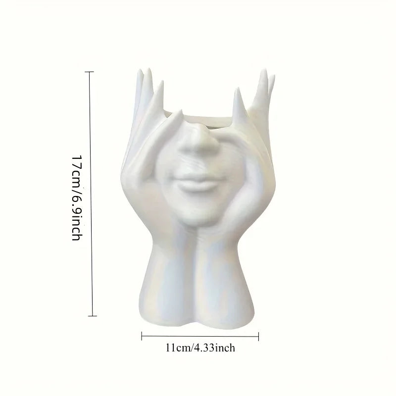 Creative Human Body Art Styling Office Supplies Desktop Multifunctional Storage Pen Holder Makeup Brush Holder Decoration