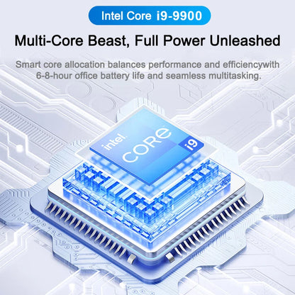LENO 2026 NEW 14.1" Laptop Intel Core i9-9900 32GB 2TB Gaming Computer PC Windows11 Gamer office Ultra Slim Notebook 1920*1080 - Kimlud