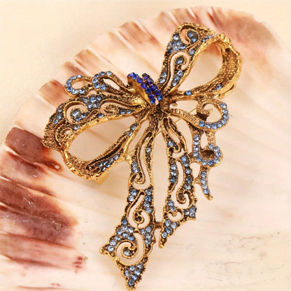 Baroque Luxury Beautiful Bow Men's Women's Brooch Pin，Jewelry Accessories, Wedding Holiday Party Couple Surprise Gift |...