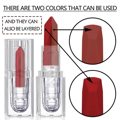 Nude Matte Lipstick Waterproof Lip Sticks Not Fading Sexy Red Velvet Lipsticks for Women Make Up Long Lasting Lip Cosmetics