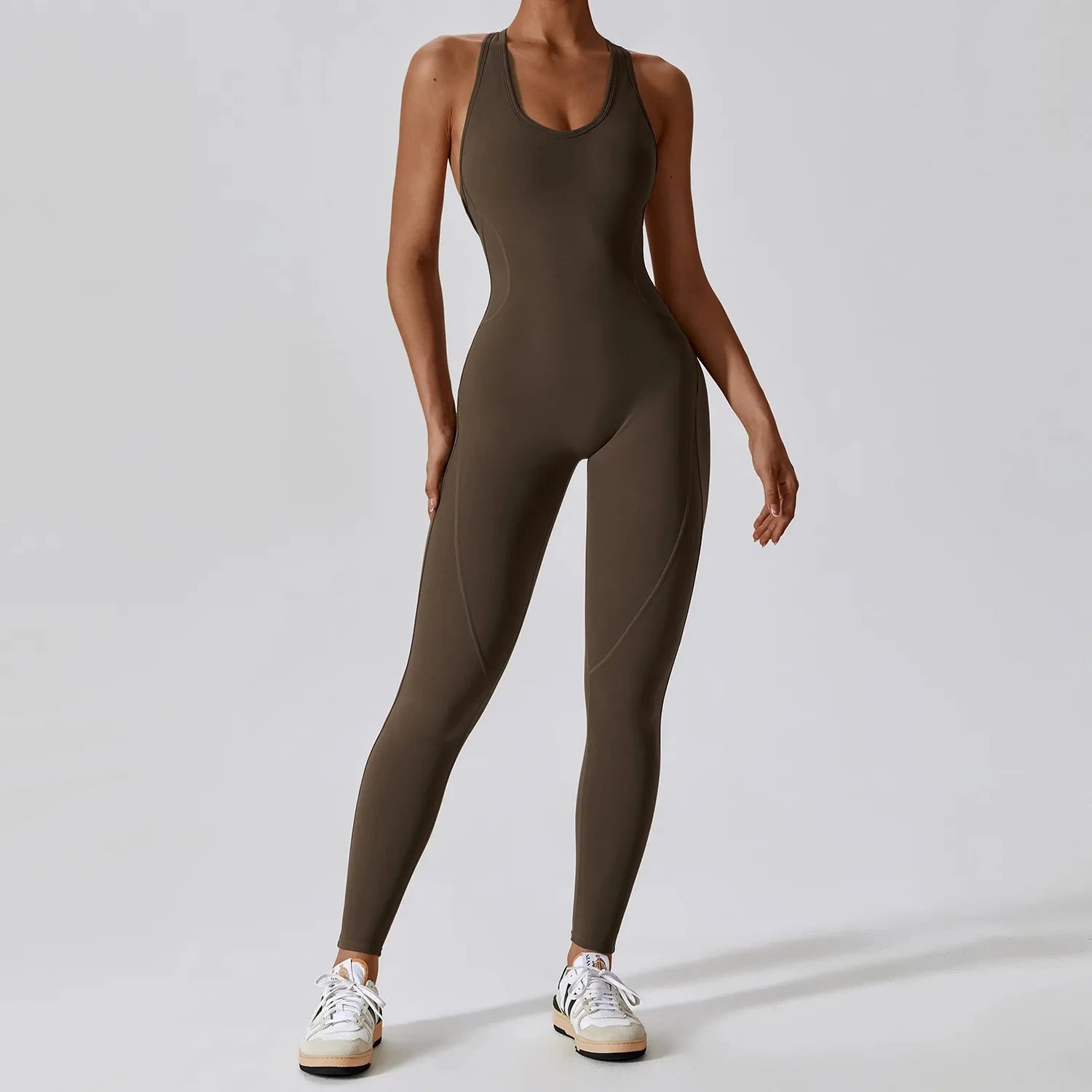 Gym Tracksuit Jumpsuit Sports Overalls for Women Sexy Workout Set Fitness Bodysuit Romper Sportswear Women One-Piece Yoga Suit - Kimlud