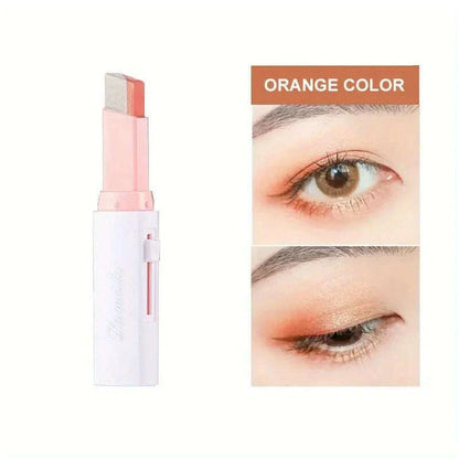 Two Color Gradient Eye Shadow Stick Three Dimensional Natural  Without Taking Off Makeup