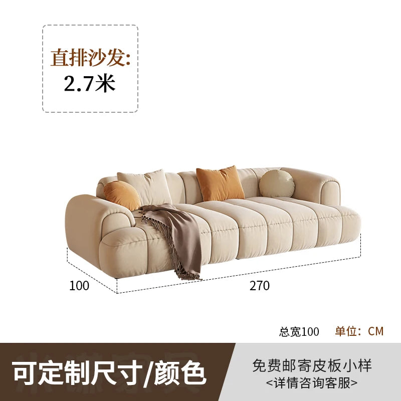 Designer Brown Living Room Sofas Cheap Minimalist Soft Nordic Living Room Sofas Bubble Modern Woonkamerbanken Furniture...