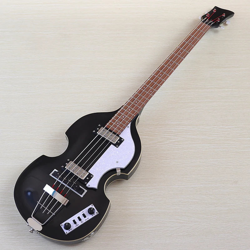 Sunburst 4 Strings Violin Bass Guitar 41 Inch Violin Guitarra Flame Maple Body High Gloss Finish | Kimlud Professional...