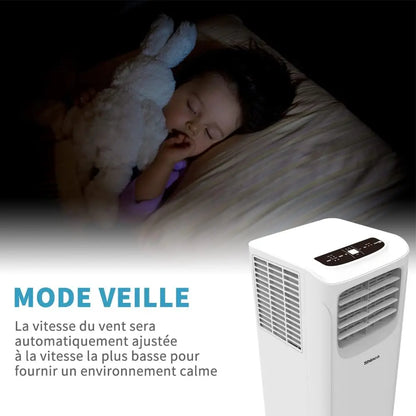 SHINCO Mobile Air Conditioner with Exhaust Hose, 9000BTU, 2.6 kW, Cooling & Ventilating & Dehumidifying, Mobile Air...