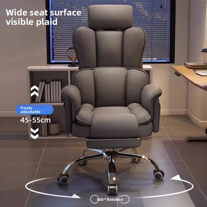 Computer Chair Home Bedroom, Office Chair Liftable, Desk, Chair, Comfortable Sedentary, E-sports, Leisure, Backrest...