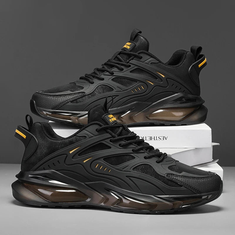 YRZL Men's Lightweight Running Shoes Breathable Mesh Walking Shoes Non Slip Comfortable Athletic Shoes for Men Sports Outdoor - Kimlud