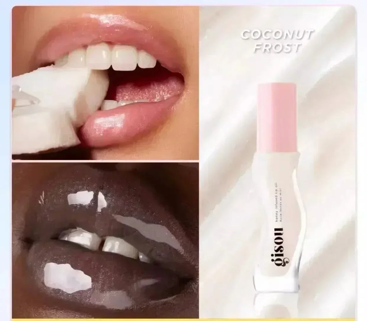 Gisou Moisturizing Glazed Plum Lip Balm Lip Oil Gloss Care Of The Lips Benetitnt For Lips Plumping Exfoliating Plumping...