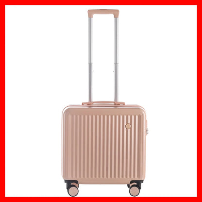 Front Opening Travel Suitcase Universal Wheel Rolling Luggage Bag Men and Women Lightweight Boarding Trolley Case18 20 Inch