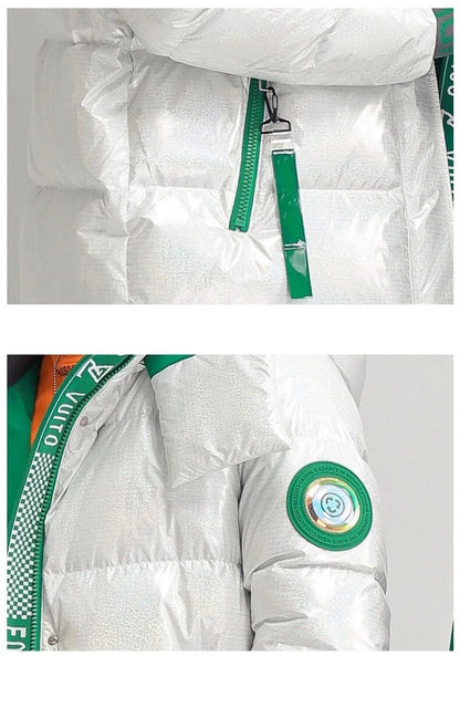 New Winter Jacket Men's Long Luxury Business Thickened Down Cotton Warm Parkas Men's Street Snow Cold-proof Hooded...