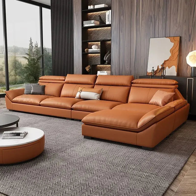 z Modern Home Decoration Microfiber Fabric Furniture Modern Luxury L-Shaped Sofa Living Room Combination Sofa | Kimlud...
