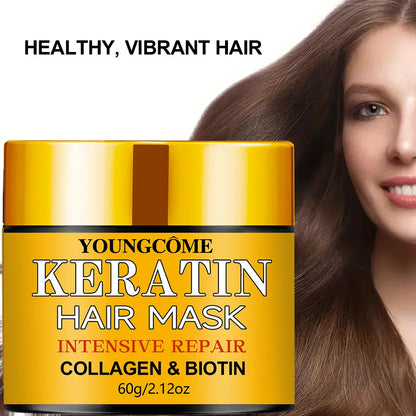 Hair Repairs Hair Mask Biotin Collagen Keratin Treatment Hairs Conditioner Hair Essential Oil Nourishing for Dry Damaged