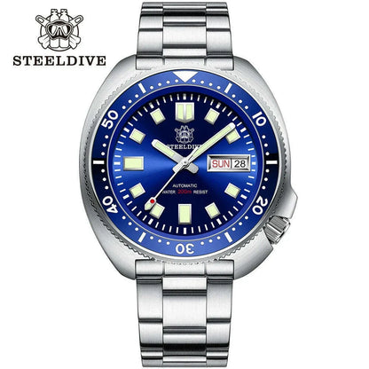 STEELDIVE 2024 New Arrival Captain Willard Watch NH36 Diver Watches Sapphire Mechanical Watch Men Automatic Wristwatches