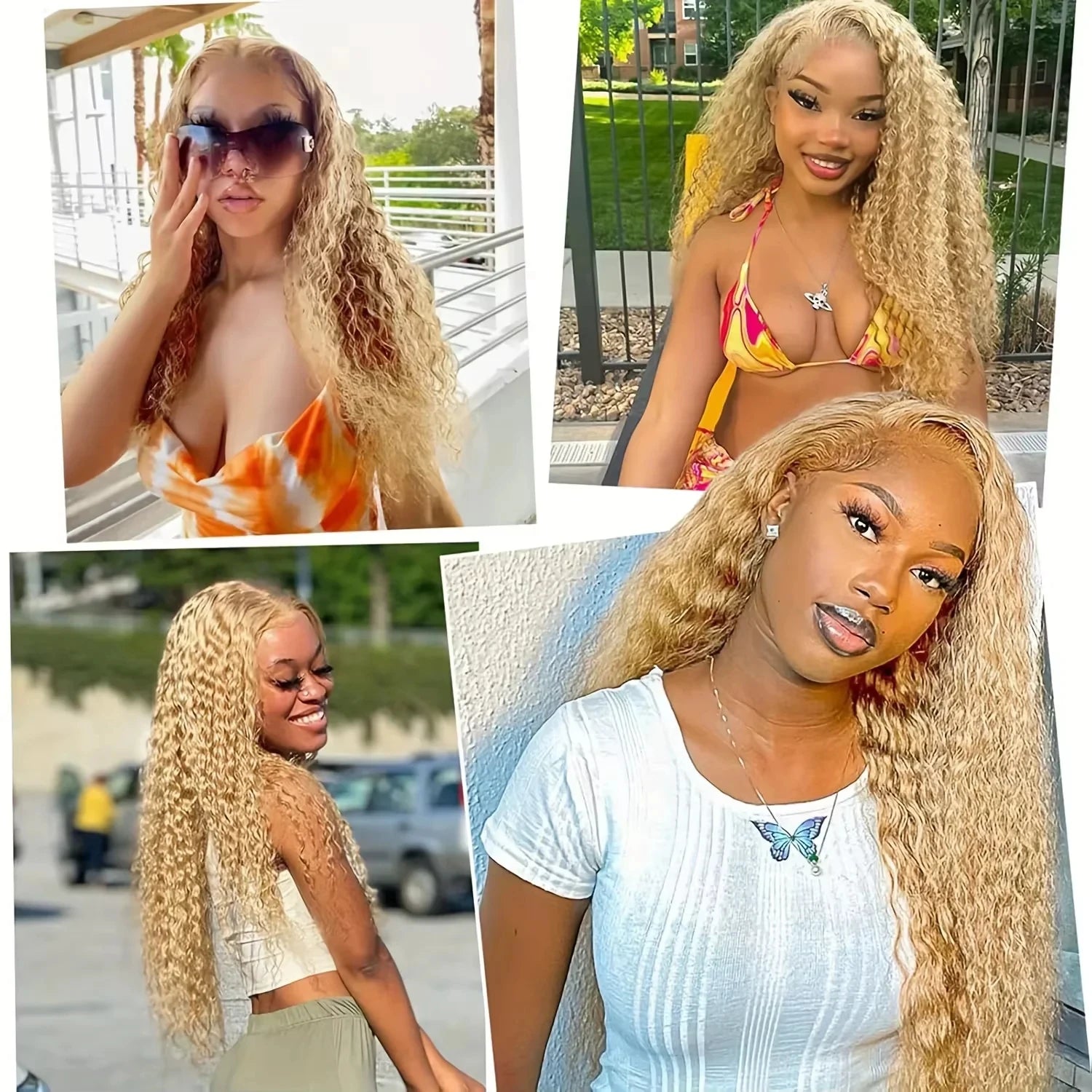 Vietnamese Loose Curly 30 36 Inch Honey Blonde 13x6 HD Lace Front Human Hair Wigs #27 Colored Deep Wave 13x4 Lace Fontal Wig