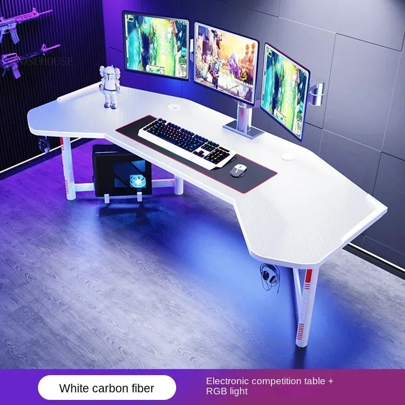 Household Desktop Computer Desks Office Furniture Simple Professional Gaming Table Multi-functional E-sports Table and Chair Set