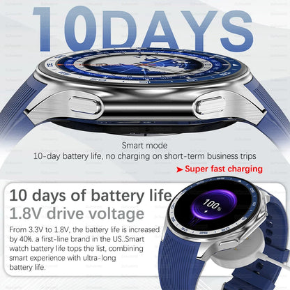 DT Watch X Smart Watch Men 466*466 AMOLED HD Screen 32gB Memory 3D Surround Vision Watch BT Call IP68 Waterproof Smartwatch Man