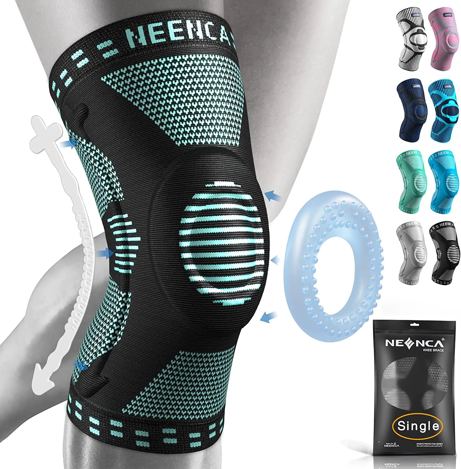 NEENCA Knee BracesCompression Knee Support for Knee Pain Relief  Sleeve  Meniscus Tear ACL Arthritis Joint Pain Injury Recovery