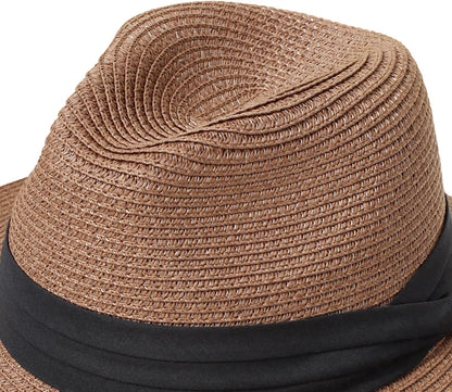 OverSize Big  Sun Hats for Men Women Beach Panama  Wide Brim Straw Hat Lady Summer Sun Hats Plus Size Fedora Hat 55-57cm 58-60cm