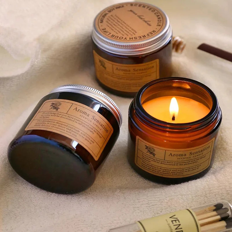 Scented Candles Smokeless Soy Candle Essential Oil Aromatic Candle Luxury Decoration Candle Wedding Gifts Party Home...