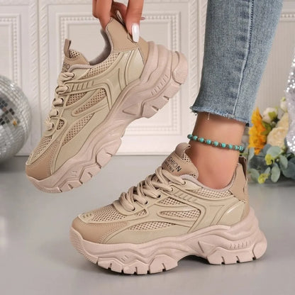 Women Sneakers 2024 New Fashion Chunky Sneakers Women Outdoor Tennis Platform Sports Shoes for Women Lightweight Designer Shoes - Kimlud