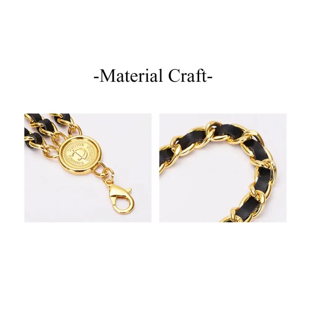 Metal Tassel Chain Waist Chain Belt For Women Temperament Retro Pendant Decoration Simple Durable Thin Belt | Kimlud Mid...