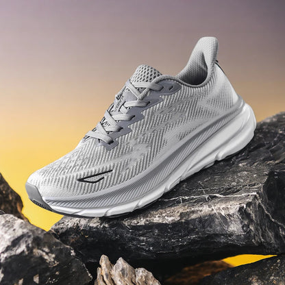 Men's Running Shoes Luxury Shoes Couple Outdoor Sneakers Cushioning Breathable Mesh Off-road Trainer Shoes Race Non-Slip...