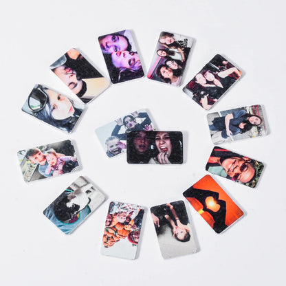 Stainless Steel Customized Letter Envelope Necklace Locket Jewelry Secret Love Note Pendant Engraved Note Photo for Women