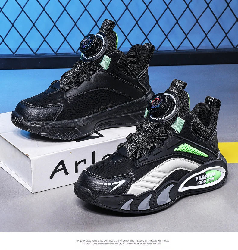 New Arrival Children Shoes Girls Boys Fashion Sneakers Comfortable Kids Sports Shoes Breathable Casual Leather Outdoor...