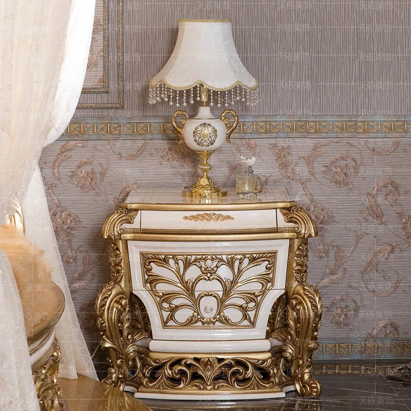 European Luxury Round Bed Castle Wood Bedroom Wedding Double Bed Comfortable Adult High Quality Letto Matrimoniale...