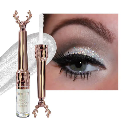 Liquid Eyeshadow High Pigment Waterproof Lasting Not Easy To Fade Pearl Glitter Portable Delicate Women's Eye Makeup - Kimlud