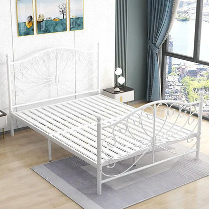 Princess Metal Bed Modern High Quality Frame Sleeping Designer Bedroom Bed Aesthetics Unusual Letto Matrimoniale Furniture