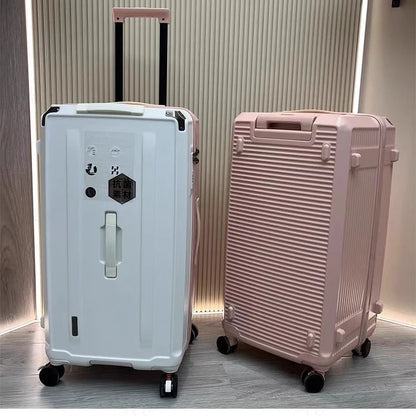 Large Size Suitcase with Five Wheels Brake Luggage Carrier 28 inch PC Material Cabin Trip Suitcase TSA Lock 32/36/50 inches