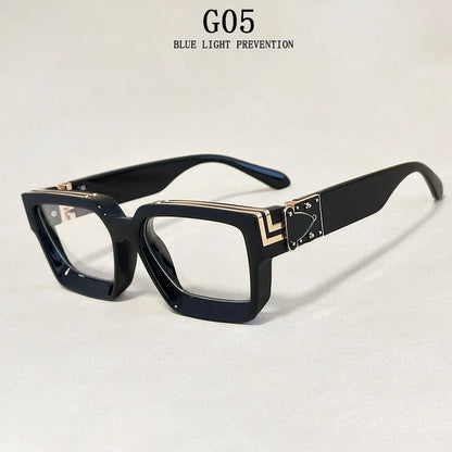 Senior Square Sunglass Men Vintage Millionaire Sunglasses Women Silver Retro Fashion Glasses Dropshipping Gafas De Sol Hombre