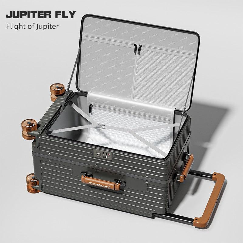 Side Cover Scalable 28-Inch Width Draw-Bar Luggage