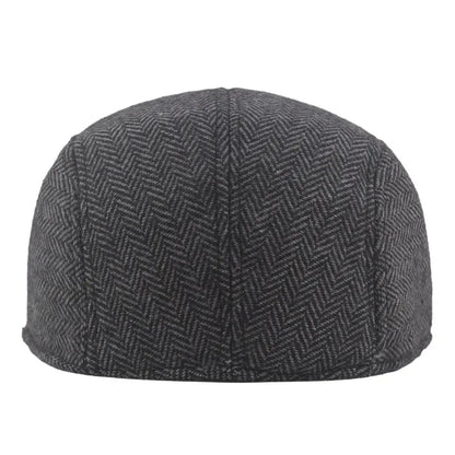 Fashion Berets Men High Quality Autumn Winter Wool Hat Herringbone Flat Cap Classical Artist Painter Hat Male Beret Caps...