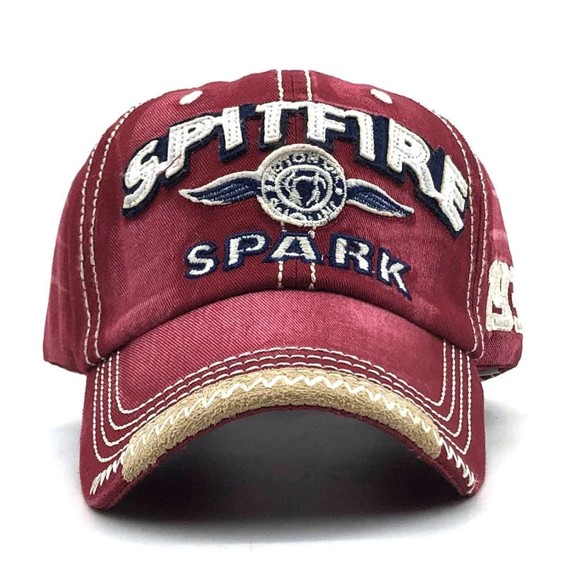 Men Women Cotton Embroidered Letter Printed Baseball Cap Cowboy Hip Hop Dance Club Snapback Hat Visors Summer Sports Sun...