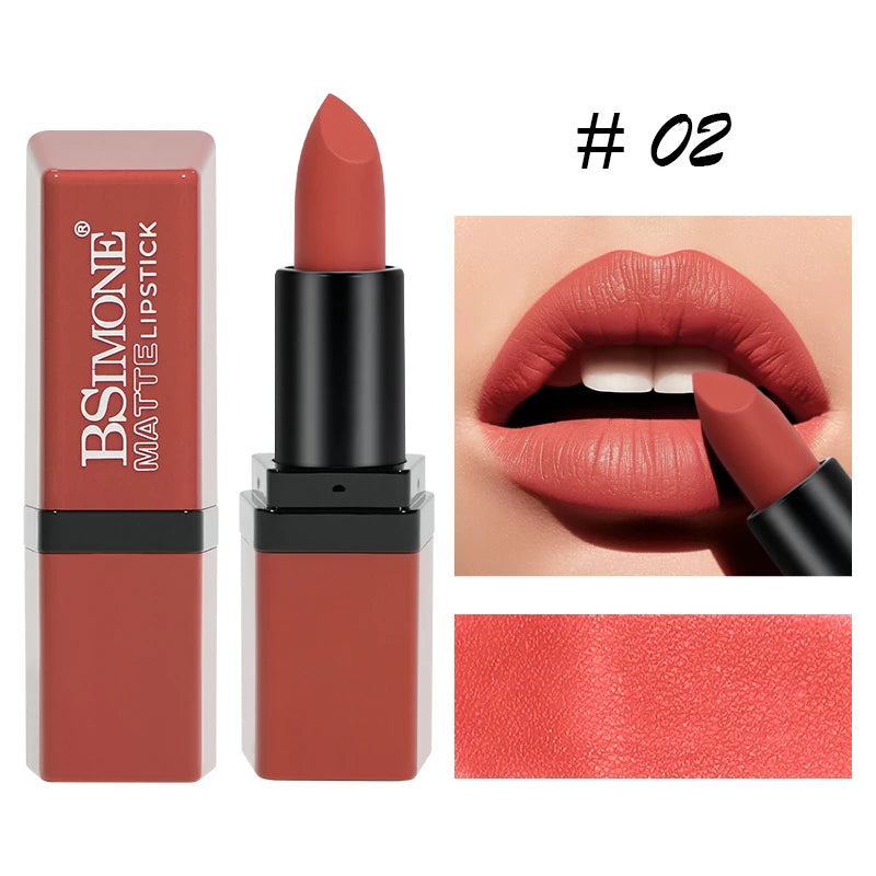 Matte Velvet Lip Gloss 6 Color Lipstick Smooth Easy To Color and Lasting Waterproof Non Stick Cup Sexy Lipstick Holiday...