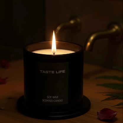 Premium Soy Wax Scented Candles with Glass Cloche, Smokeless Essential Oil Aromatherapy for Home Spa, Gift-Ready...
