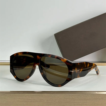 Fashion Oversized Pilot Sunglasses Women Men Luxury Brand Design Sun Glasses Retro Classic Driving Eyeglasses - Kimlud