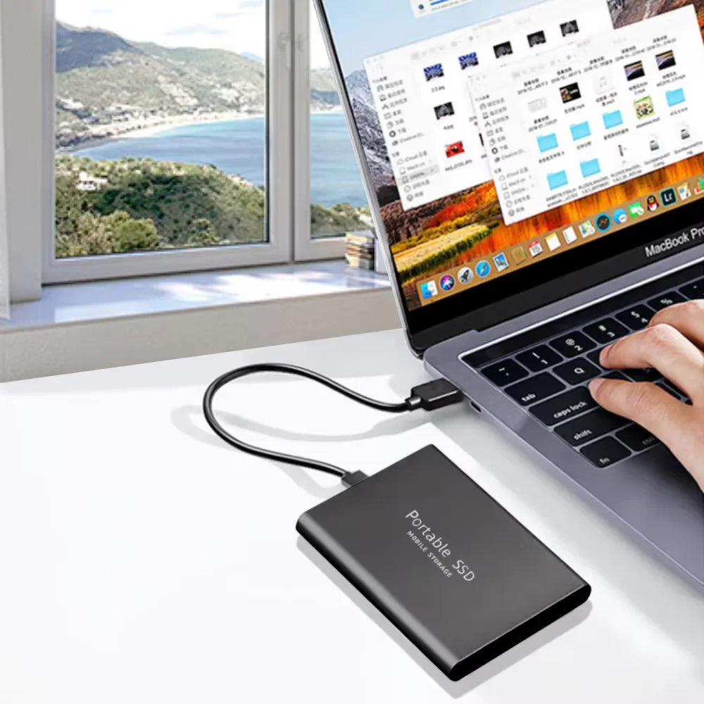 Portable SSD 16TB Original External Hard Drive USB 3.1 Type-C High Speed Solid Disk 2TB 4TB Mass Storage for Phone/Loptop/Mac/PC