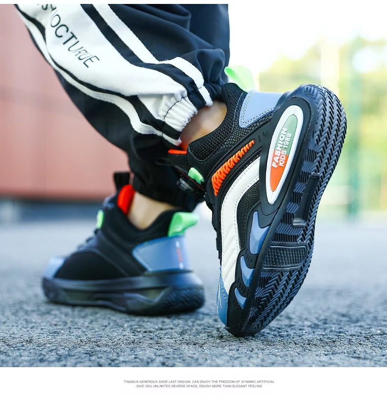 New Arrival Children Shoes Girls Boys Fashion Sneakers Comfortable Kids Sports Shoes Breathable Casual Leather Outdoor...