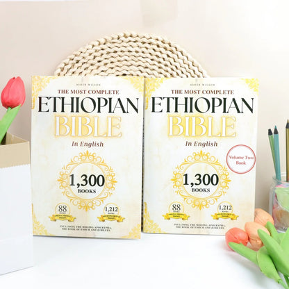 (Two-Pack) THE COMPLETE ETHIOPIAN BIBLE in English 88 Scriptures: including Missing Apocrypha, Book of Enoch, Jubilees.