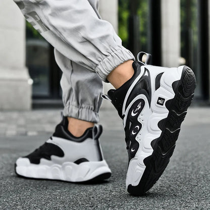 Men's Winter Boots Warm Waterproof Non-Slip Plush Sneakers Shoes - Winter Slippers Male Tenis Boots