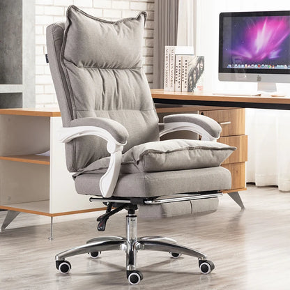 Office Modern Boss Chair Aesthetics High Quality Conference Luxury Nordic Executive Chair Rotatable Wheels Muebles...