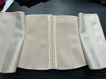 Latex Waist Trainer Women Binders And Sexy Corset Modeling Strap Body Shaper Colombian Girdles Steel Bone Slimming Belt