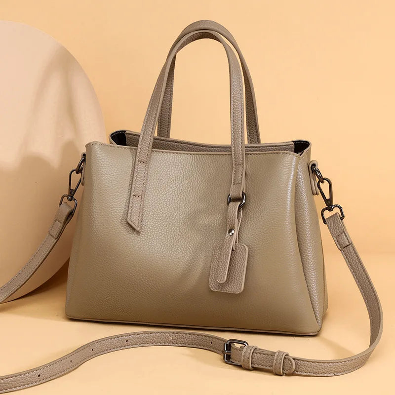 First Layer Cowhide Women's Shoulder Bag Commuter Handbag Armpit Crossbody Bag Genuine Leather Small Square Bag luxury |...