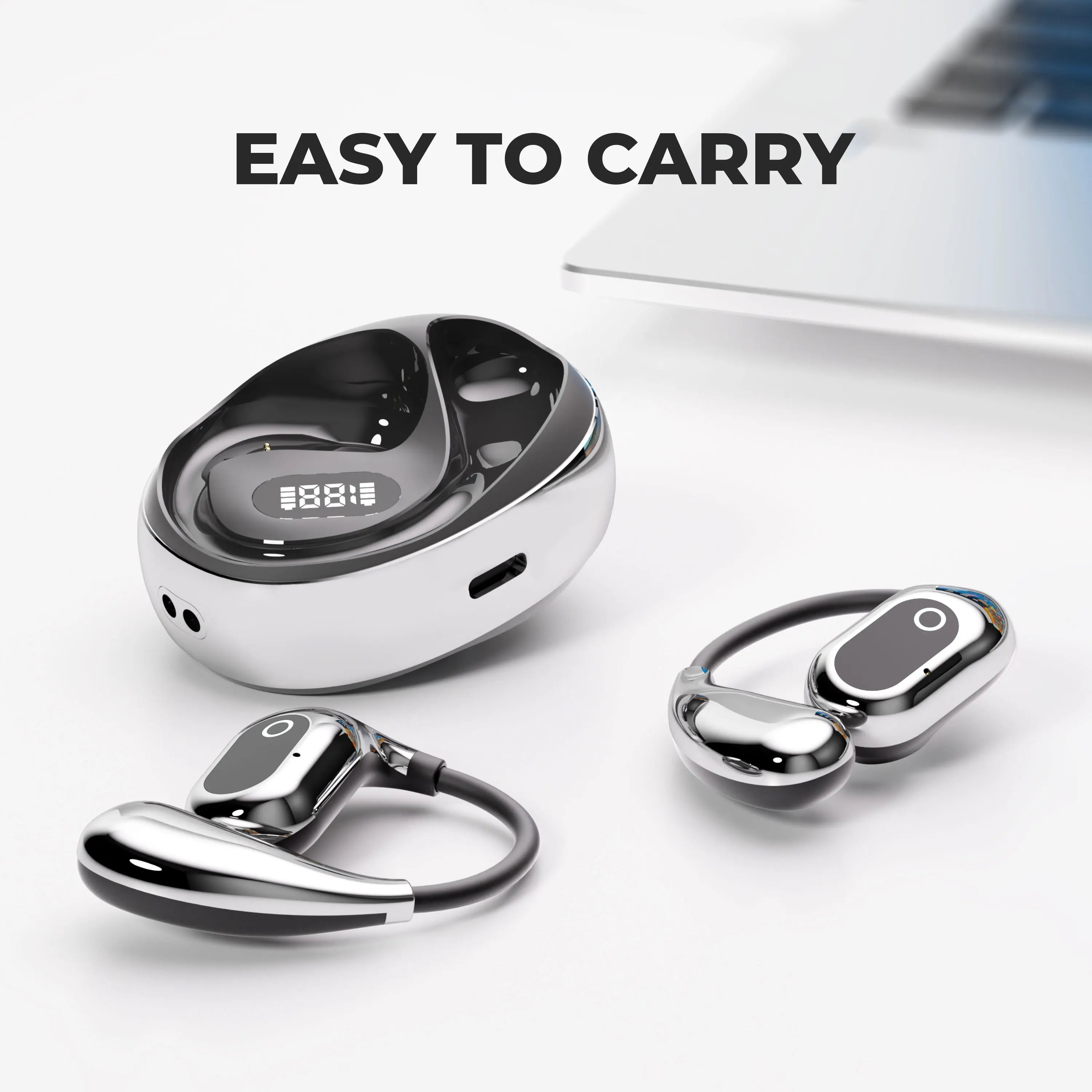 Real Time Translation Headphones 144 Languages Translator Earphones Wireless Bluetooth 5.4 Headsets for Business Office Travel