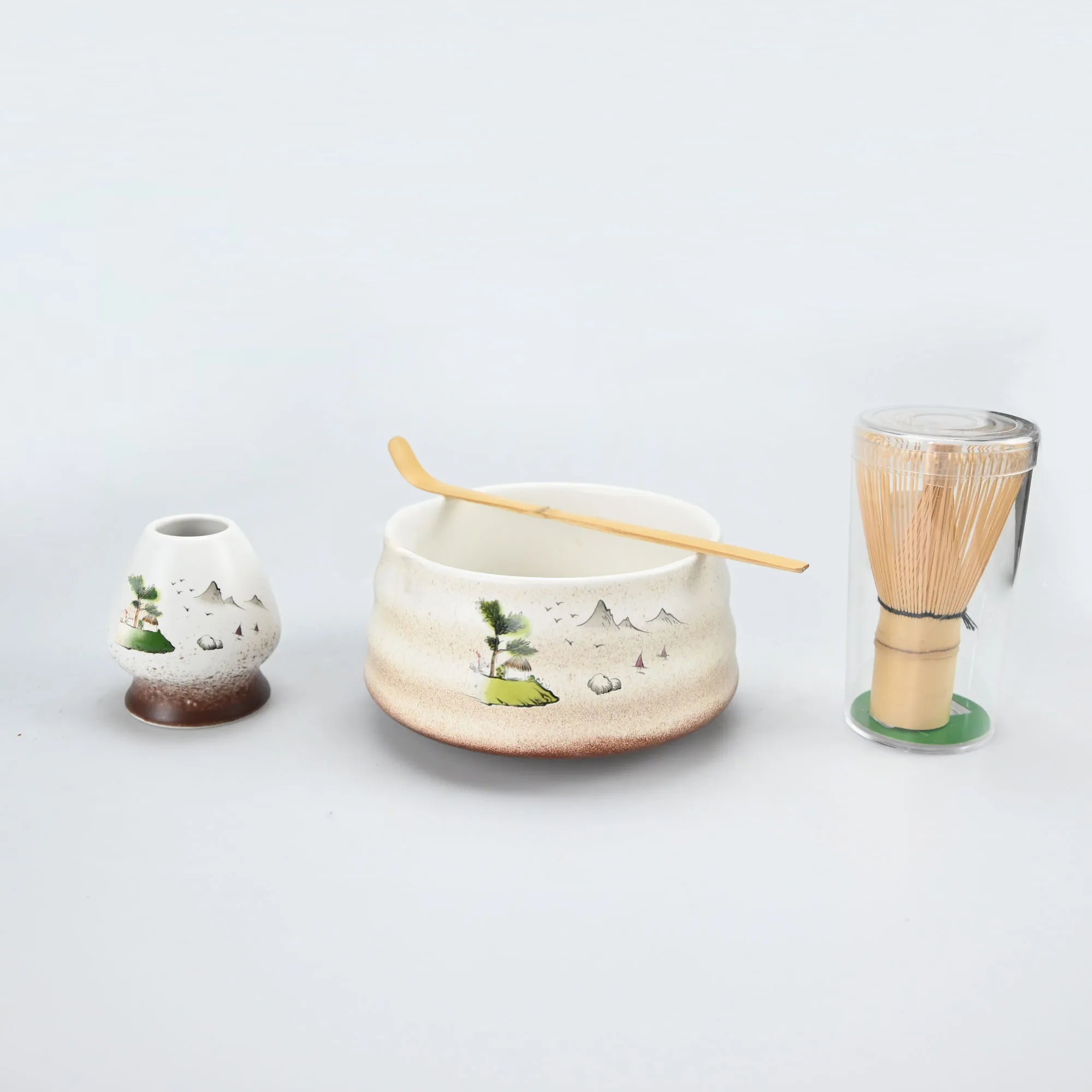 2pcs/4pcs/5pcs/set Japanese Style Matcha Tea Set With Tool Rack, Including Bowl, Whisk, Spoon, Great Gift For Ceremony